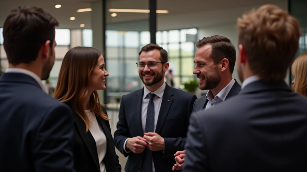 Zakelijke netwerkevenement in Vlaanderen