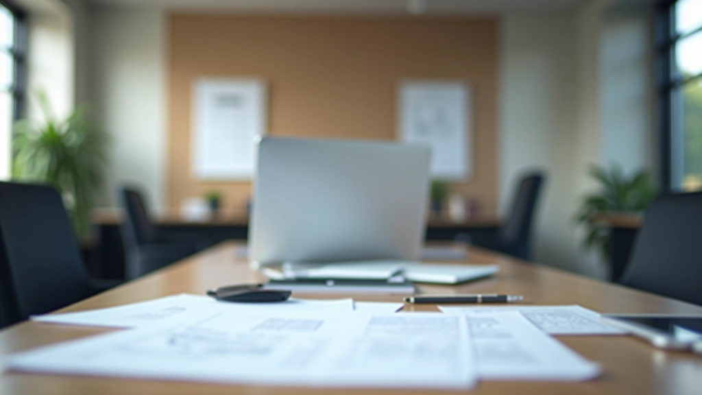 VLAIO kantoor en werkruimte met informatiematerialen over ondernemen in Vlaanderen