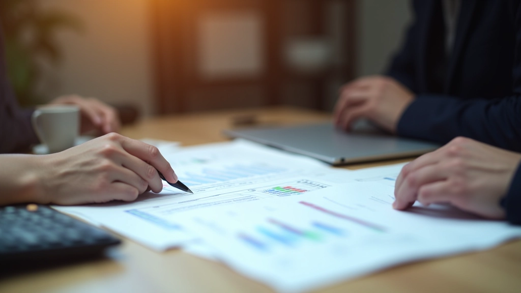 Belastingdocumenten en calculator op werktafel met financiële berekeningen voor BTW en belastingen